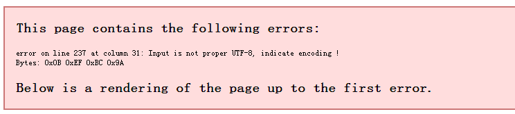 RSS encoding error