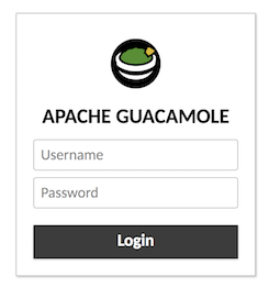 登录Apache Guacamole